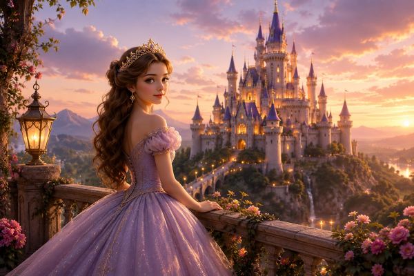 Explorez l'enchantement d'un monde de princesses captivant